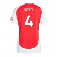 Camisa de time de futebol Arsenal Ben White #4 Replicas 1º Equipamento Feminina 2024-25 Manga Curta